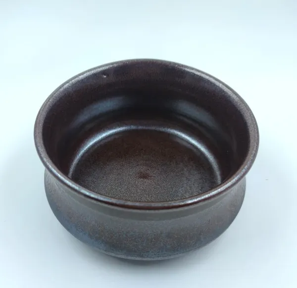 Studio_Pottery_Stoneware_Handi_Bowl|_Chocolate_Brown_Gloss_With_Metallic_Sheen_|_Handglazed_Premium_Serveware|_Handcrafted_Ceramic_Serveware|_Perfect_For_Serving_Curry_Or_Rice_|_5"_Diameter,_2.8"_Height