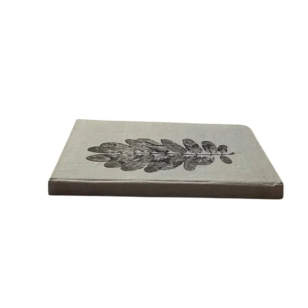 Handmade_Ecoprint_Fabric_Cover_Notebook(Grey)