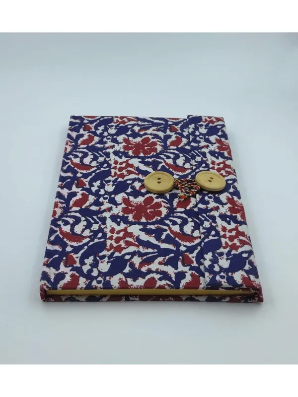 Handmade_Floral_Block_Printed_Fabric_Cover_Notebook