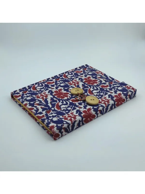 Handmade_Floral_Block_Printed_Fabric_Cover_Notebook