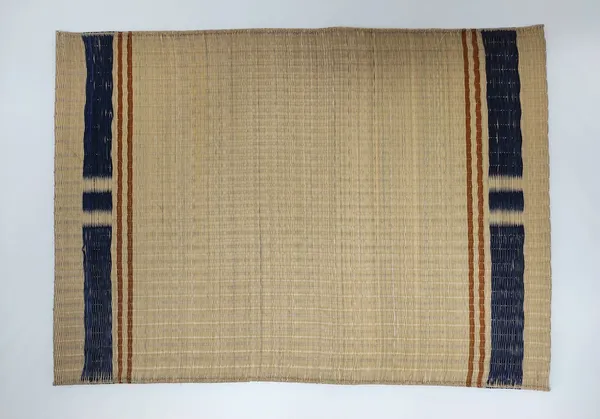 Madurkathi_Indigo_Line_Pattern_Placemats(Set_Of_4)