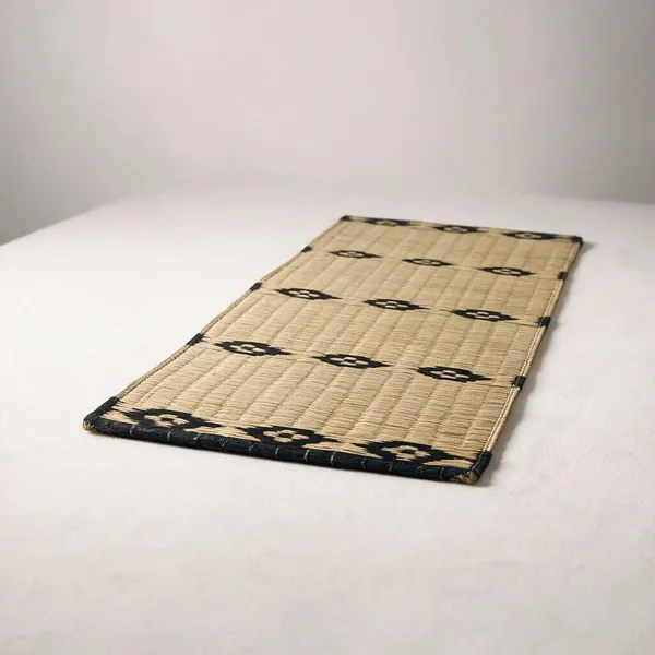 Madurkathi_Table_Runner_For_Dining_Table|Heat_Resistant_Long_Mat_Made_With_Handwoven_Natural_Fiber|_Black_Line_Design|_Rustic_Decor_For_4-6_Seater_Dining_Tables,_Pack_Of_1,_13"/54"