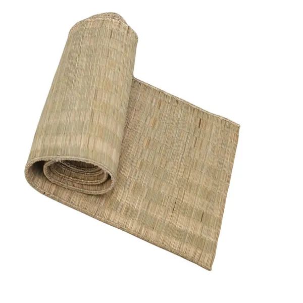 Plain_Madurkathi_Table_Runner_For_Dining_Table|Heat_Resistant_Long_Mat_Made_With_Handwoven_Natural_Fiber|_Rustic_Decor_For_4-6_Seater_Dining_Tables,_Pack_Of_1,_‎13"/54"