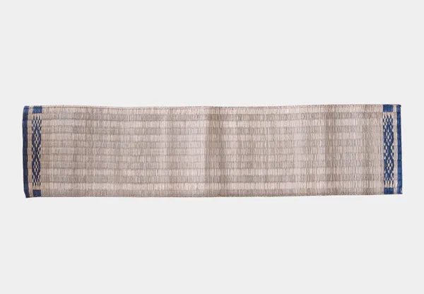 Madurkathi_Table_Runner_For_Dining_Table|Heat_Resistant_Long_Mat_Made_With_Handwoven_Natural_Fiber|_Indigo_Ornamental_Design|_Rustic_Decor_For_4-6_Seater_Dining_Tables,_Pack_Of_1,_‎13"/54"