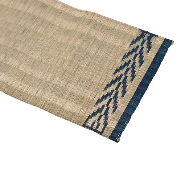 Madurkathi_Table_Runner_For_Dining_Table|Heat_Resistant_Long_Mat_Made_With_Handwoven_Natural_Fiber|_Indigo_Leaf|_Rustic_Decor_For_4-6_Seater_Dining_Tables,_Pack_Of_1,_‎13"/54"