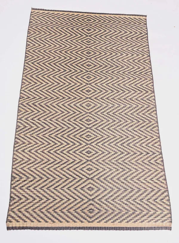 Handcrafted_7_Count_Red-Natural_Stripesblack-Natural_Stripes_Madurkathi_Floor_Mat|_6Ftx3Ft_Mat
