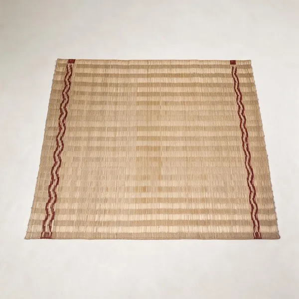 Handcrafted_Natural_Madurkathi_Floor_Mat_With_Maroon_Border,_Chatai_Mat_For_Home,_Natural_Fiber_Rugs,_Living_Room_Carpet_Comfy_Bedroom_Home_Decorate_Floor_Kids_Playing_Mat,_4X2Ft_(Set_Of_1)