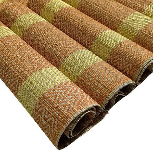 Set_Of_6_Madurkathi_Placemats_–_Handwoven_Natural_River_Grass_Dining_Mats,_Heat-Resistant_&_Eco-Friendly,_Rustic_Twig_&_Thread_Design,_Gi-Tagged_Artisan_Craft(Brown-Yellow)|12"/18"