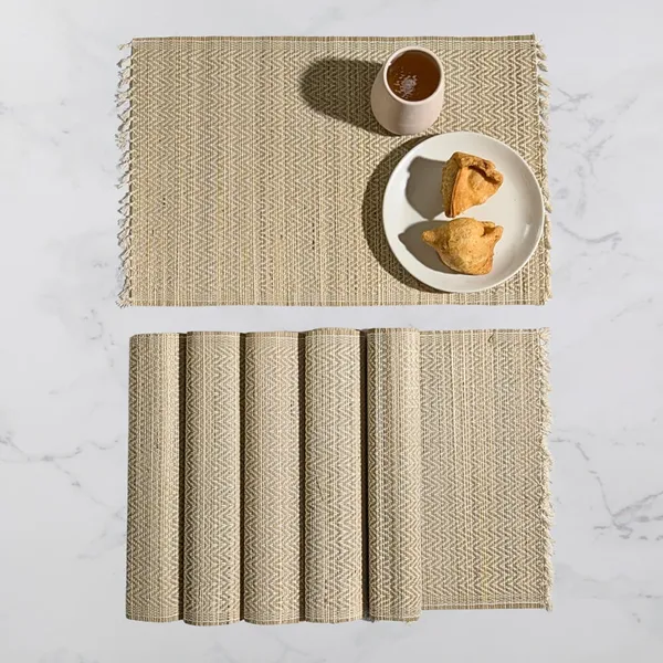 Set_Of_6_Madurkathi_Placemats_–_Handwoven_Natural_River_Grass_Dining_Mats,_Heat-Resistant_&_Eco-Friendly,_Rustic_Twig_&_Thread_Design,_Gi-Tagged_Artisan_Craft(White)|12"/18"