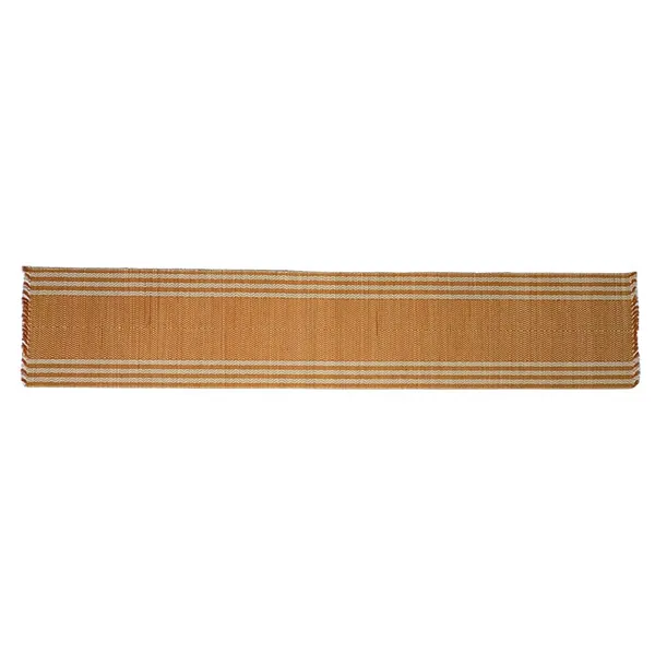 Madurkathi_Table_Runner_12"×60"_–_Handwoven_Natural_River_Grass_(Twig_&_Thread_Weave),_Heat-Resistant_&_Eco-Friendly,_Rustic_Bengal_Artisan_Décor(Brown-White))