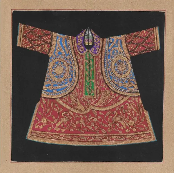 Majaraja'S_Embroidered_Kurta_&_Jacket_By_Kailash_C_Kumawatsize_6"X6"