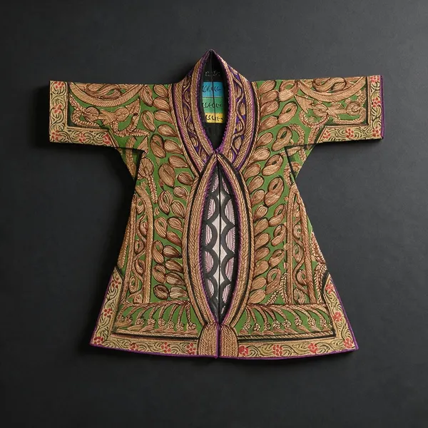 Majaraja'S_Embroidered_Jacket_By_Kailash_C_Kumawatsize_6"X6"