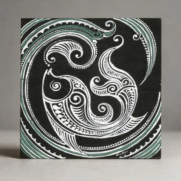Playful_Fish|_Size_7"X7"