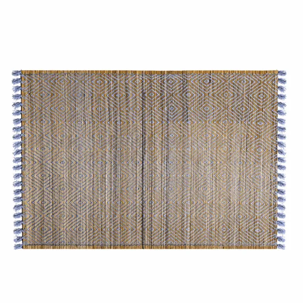 Set_Of_6_Madurkathi_Placemats_–_Handwoven_Natural_River_Grass_Dining_Mats,_Heat-Resistant_&_Eco-Friendly,_Rustic_Twig_&_Thread_Design,_Gi-Tagged_Artisan_Craft(Blue)|12"/18"