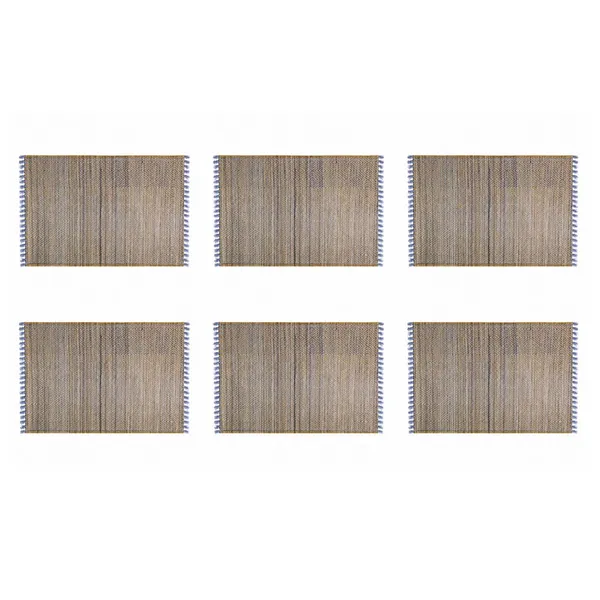 Set_Of_6_Madurkathi_Placemats_–_Handwoven_Natural_River_Grass_Dining_Mats,_Heat-Resistant_&_Eco-Friendly,_Rustic_Twig_&_Thread_Design,_Gi-Tagged_Artisan_Craft(Blue)|12"/18"