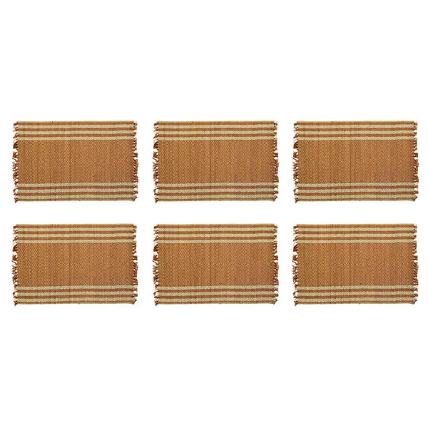 Set_Of_6_Madurkathi_Placemats_–_Handwoven_Natural_River_Grass_Dining_Mats,_Heat-Resistant_&_Eco-Friendly,_Rustic_Twig_&_Thread_Design,_Gi-Tagged_Artisan_Craft(Brown-White)|12"/18"