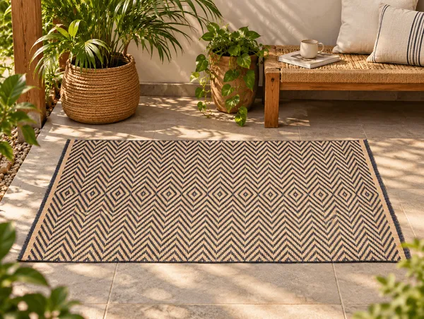 Handcrafted_Natural_Fiber_Floor_Mat_(Beige-Black)|_6Ftx3Ft_Mat
