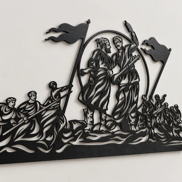 Mild_Steel_Modern_Leaf_Pattern_Wall_Decor