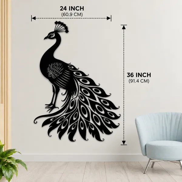Mild_Steel_Contemporary_Peacock_Feather_Silhouette_Wall_Art