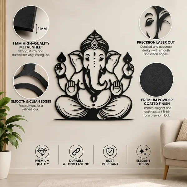 Mild_Steel_Spiritual_Seated_Ganesha_Wall_Art