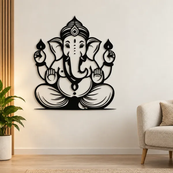 Mild_Steel_Spiritual_Seated_Ganesha_Wall_Art