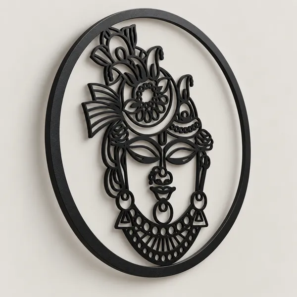 Mild_Steel_Contemporary_Leaf_Pattern_Wall_Decor