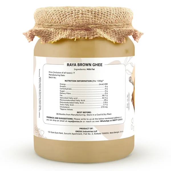 RAYA_Brown_Ghee_200ml_EA
