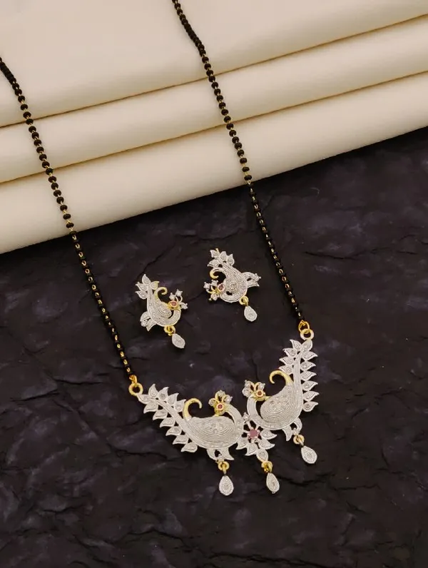 Black_And_Gold_Brass_Bead_Peacock_Mangalsutra_Set_For_Women