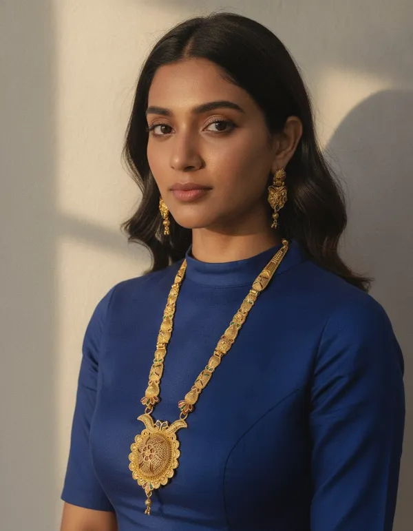 Gold_Brass_Traditional_Necklace_Set_For_Women
