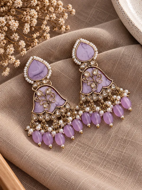 Gold_And_Lavender_Brass_Chandbali_Earrings_For_Women