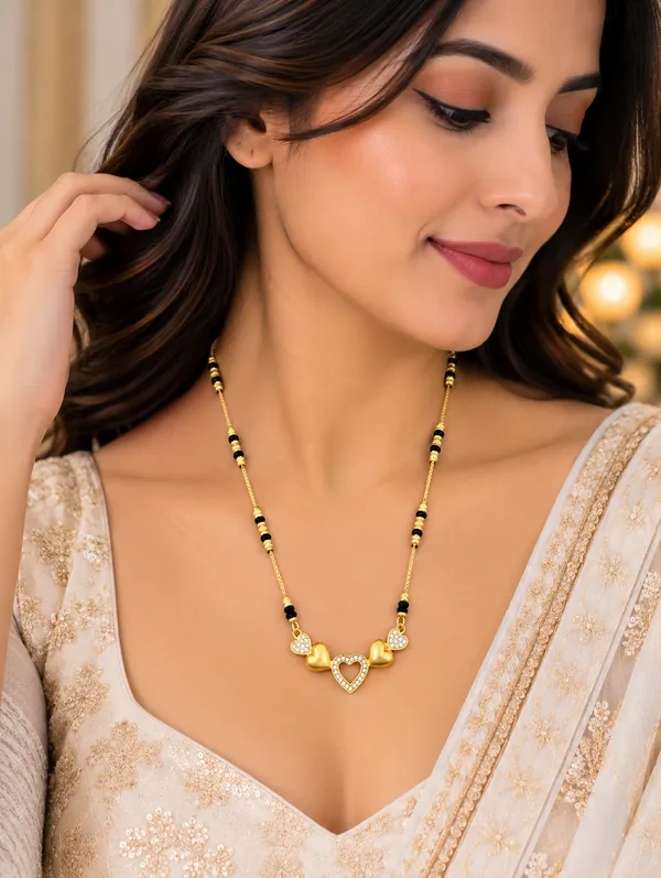 Gold_And_Black_Brass_Three_Heart_Mangalsutra_Necklace_For_Women