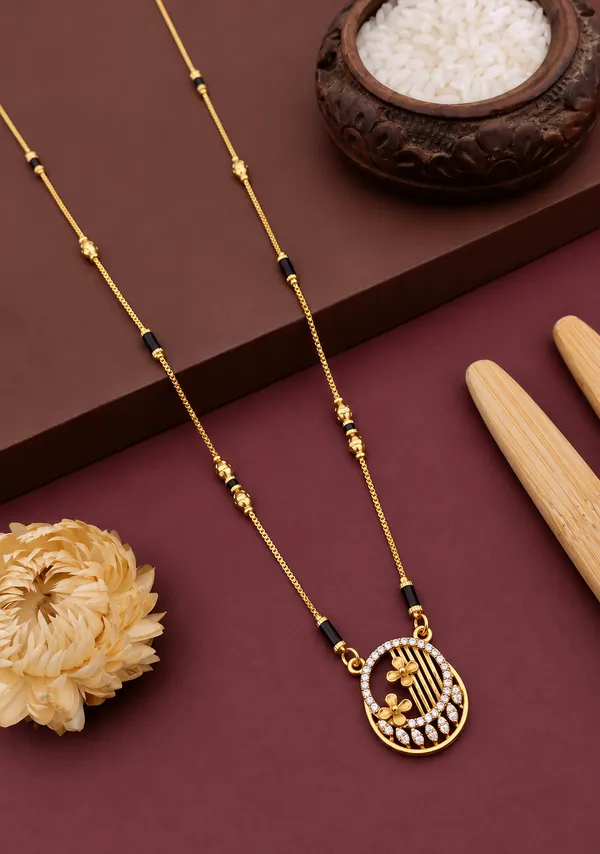 Gold_And_Black_Brass_Oval_Floral_Bar_Mangalsutra_Necklace_For_Women