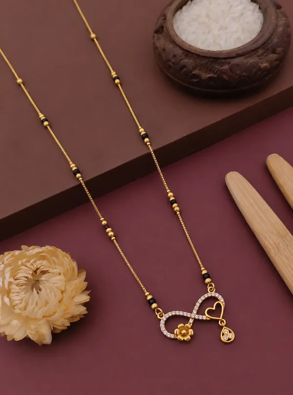 Gold_And_Black_Brass_Infinity_Heart_Mangalsutra_Necklace_For_Women