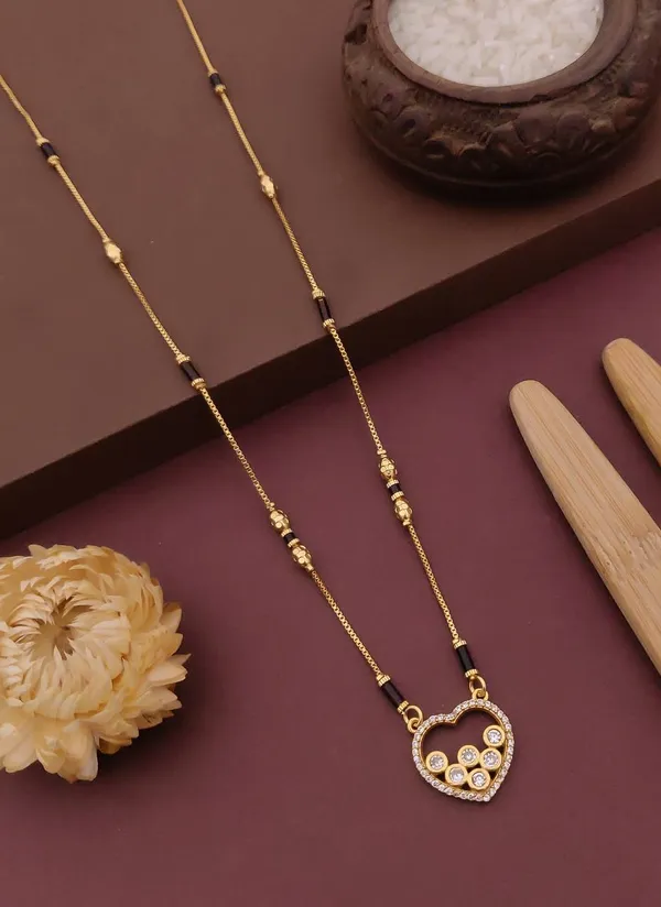 Gold_And_Black_Brass_Open_Heart_Five_Stone_Mangalsutra_Necklace_For_Women