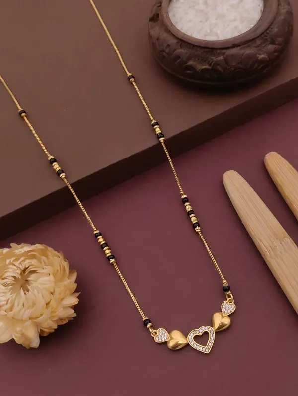 Gold_And_Black_Brass_Five_Heart_Row_Mangalsutra_Necklace_For_Women
