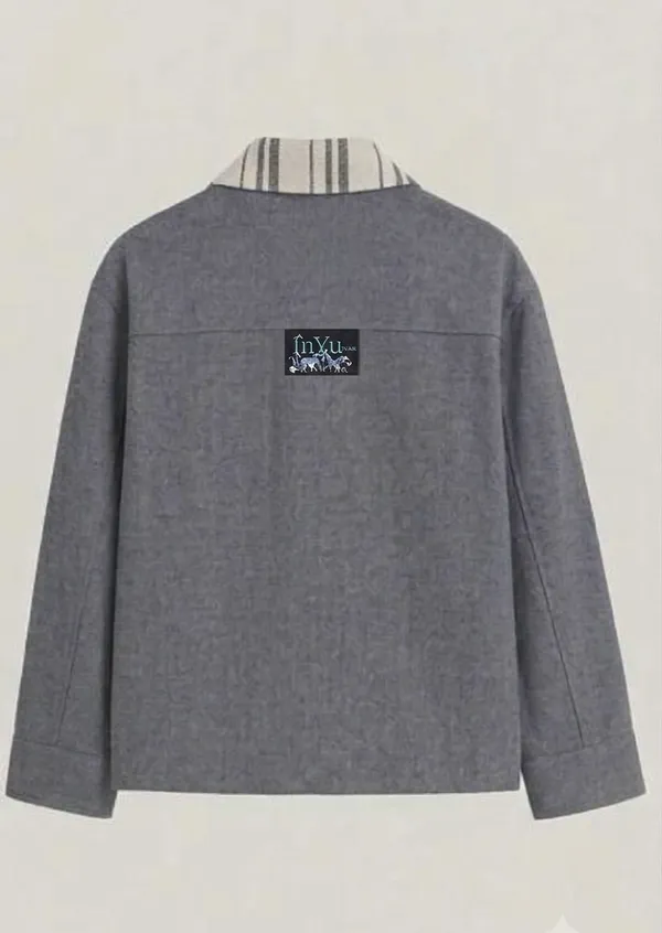 Grey_Contrast_Collar_Jacket_for_Unisex