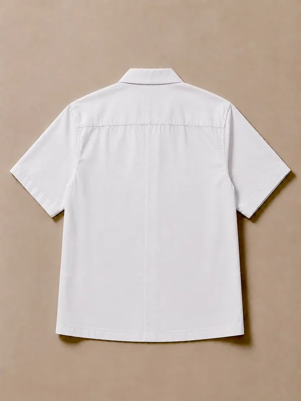 White_Tiger_Embroidered_Short_Sleeve_Shirt_for_Unisex