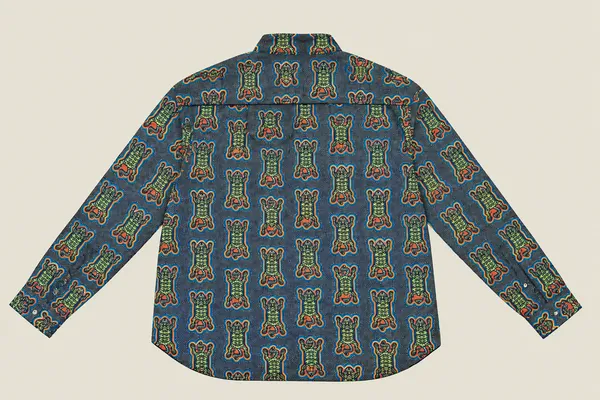 Blue_Printed_and_Embroidered_Full_Sleeve_Shirt_for_Unisex