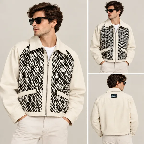Cream_Patterned_Zip_Front_Jacket_
