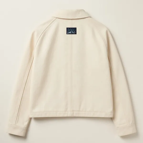 Cream_Patterned_Zip_Front_Jacket_for_UNISEX