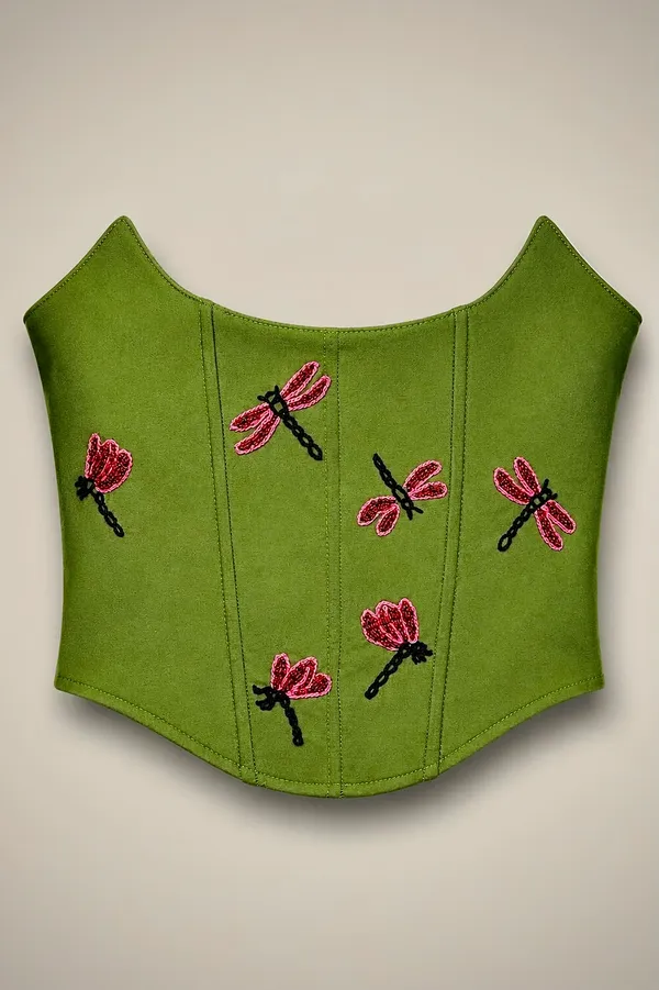 Green_Embroidered_Corset_Top_for_Women