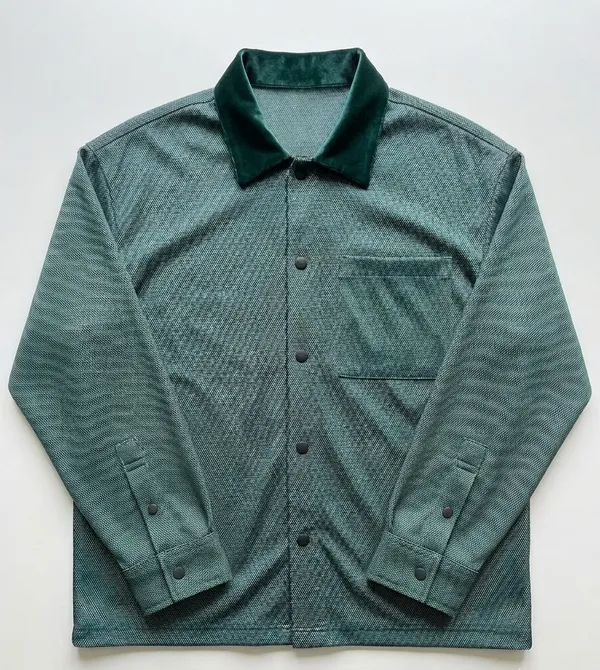 Green_Textured_Casual__boxy_fit_Jacket_for_Unisex