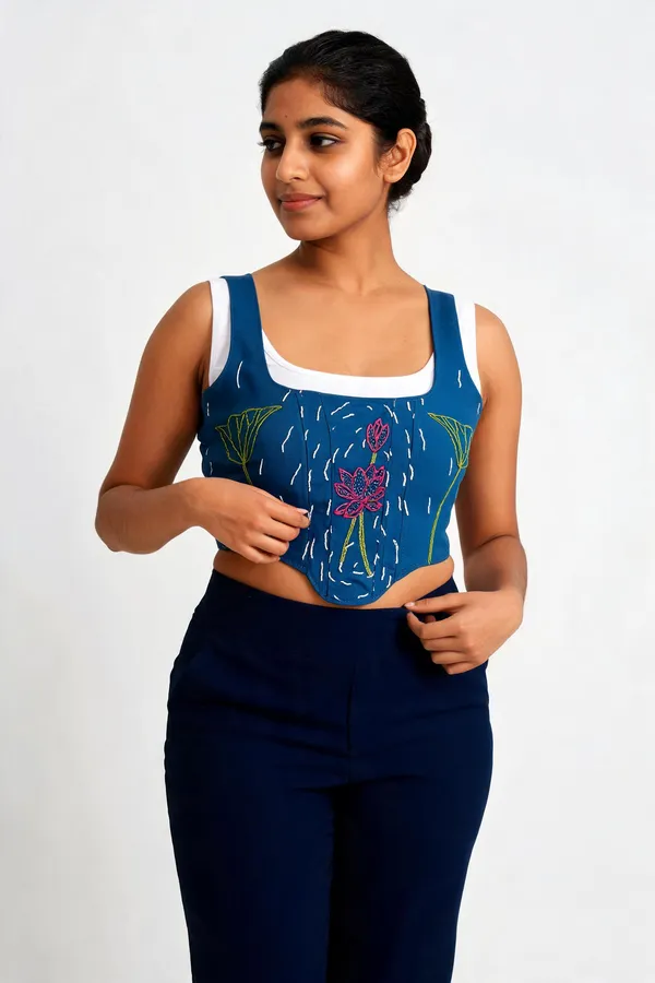 Blue_Embroidered_Corset_For_Women