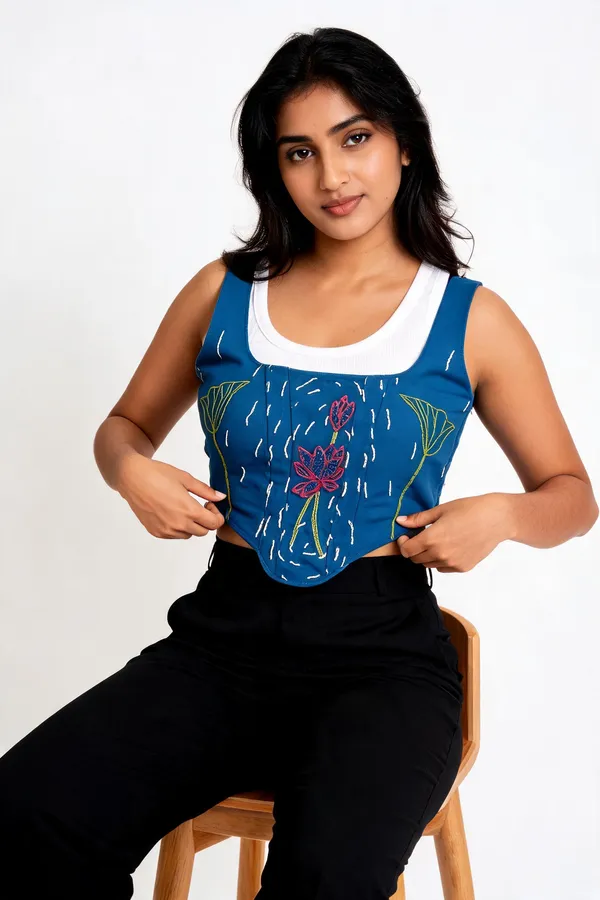 Blue_Embroidered_Corset_For_Women