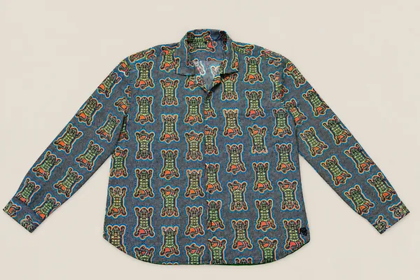 Blue_Printed_and_Embroidered_Full_Sleeve_Shirt_for_Unisex