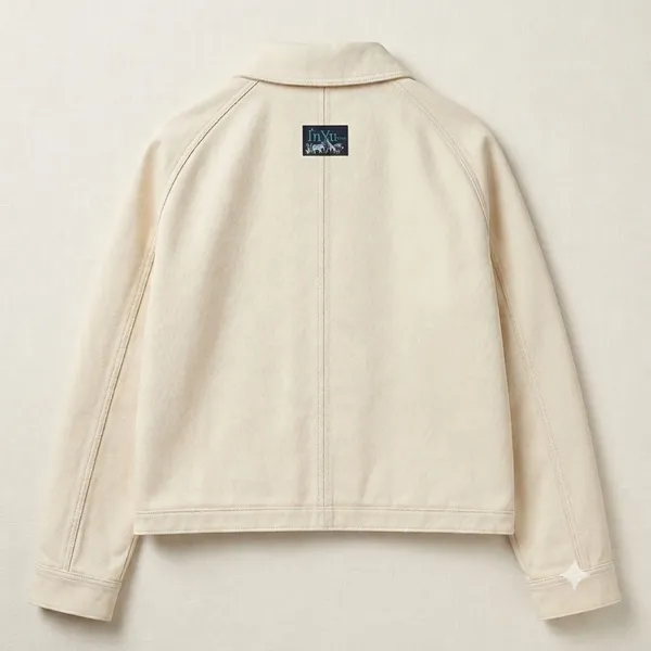 Cream_and_Black_Jacquard_Regular_fit_jacket_Unisex