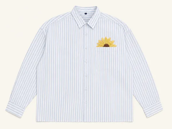 White_Striped_Embroidered_Full_Sleeve_Boxy_Fit_Shirt_for_Unisex