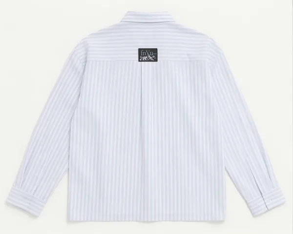 White_Striped_Embroidered_Full_Sleeve_Boxy_Fit_Shirt_for_Unisex