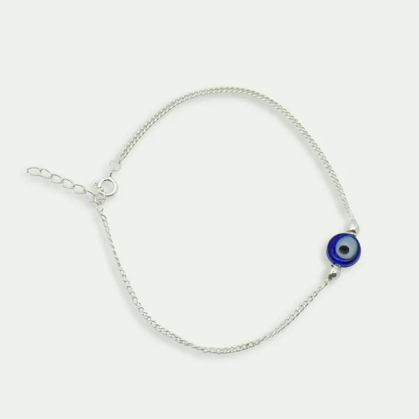 925_Silver_Evil_Eye_Protection_Bracelet_Minimal_Charm