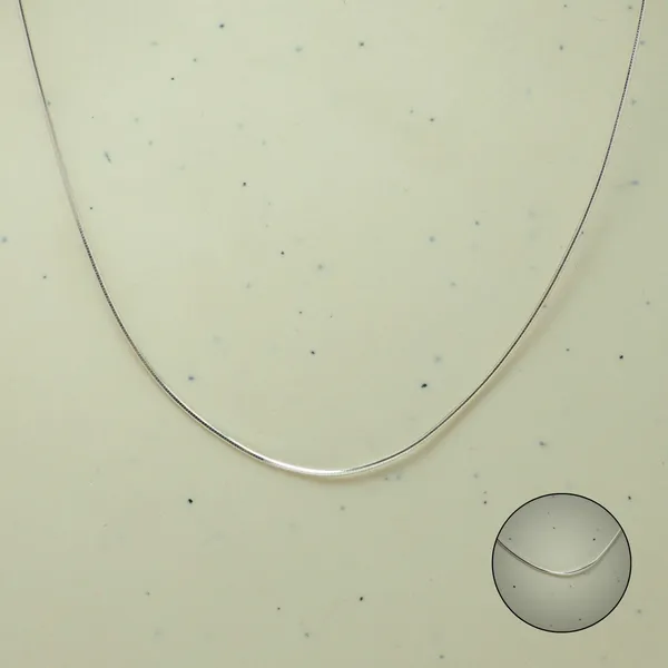925_Silver_Flat_Snake_Chain_Necklace_Sleek_Minimal